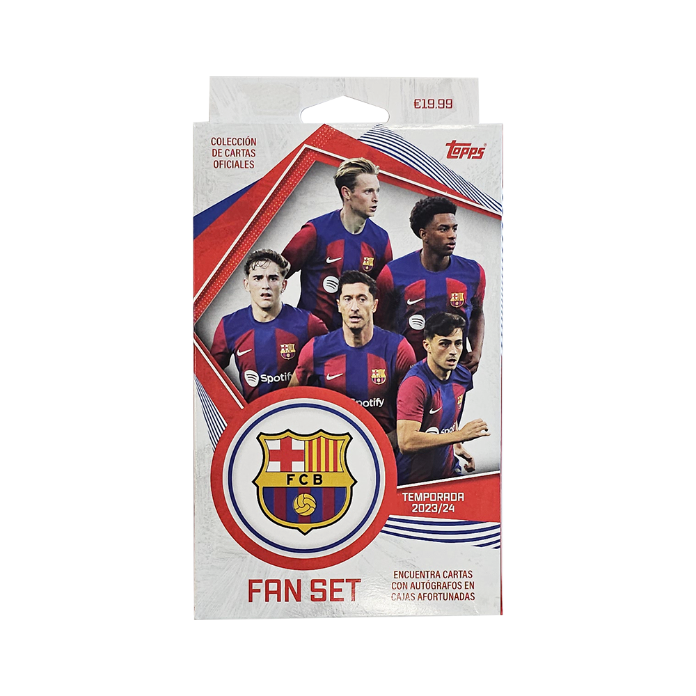FC 바르셀로나 23/24 탑스 카드 세트(FC Barcelona Topps Fan Set)
