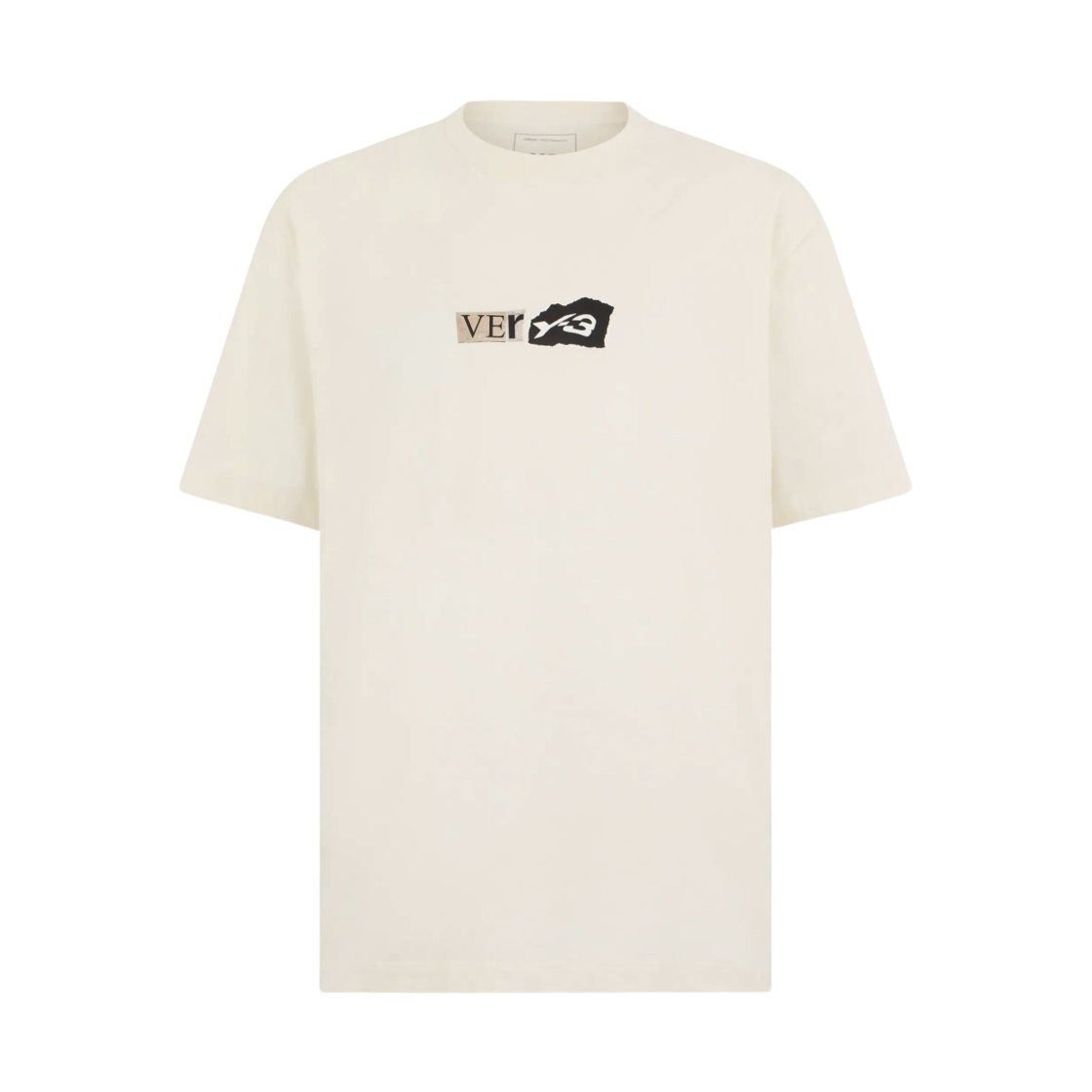 Y-3 x 요지 야마모토 GFX 숏슬리브 티셔츠 초크 화이트(Y-3 x Yohji Yamamoto Gfx Short Sleeve T-Shirt Chalk White)