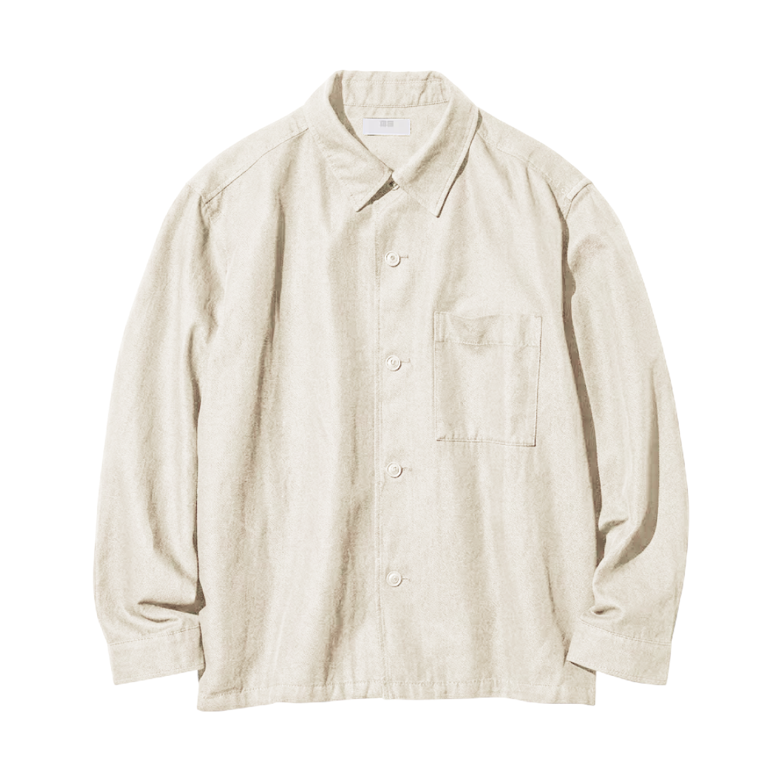 482443-30 Uniqlo Cotton Linen Shirt Jacket Natural - JP