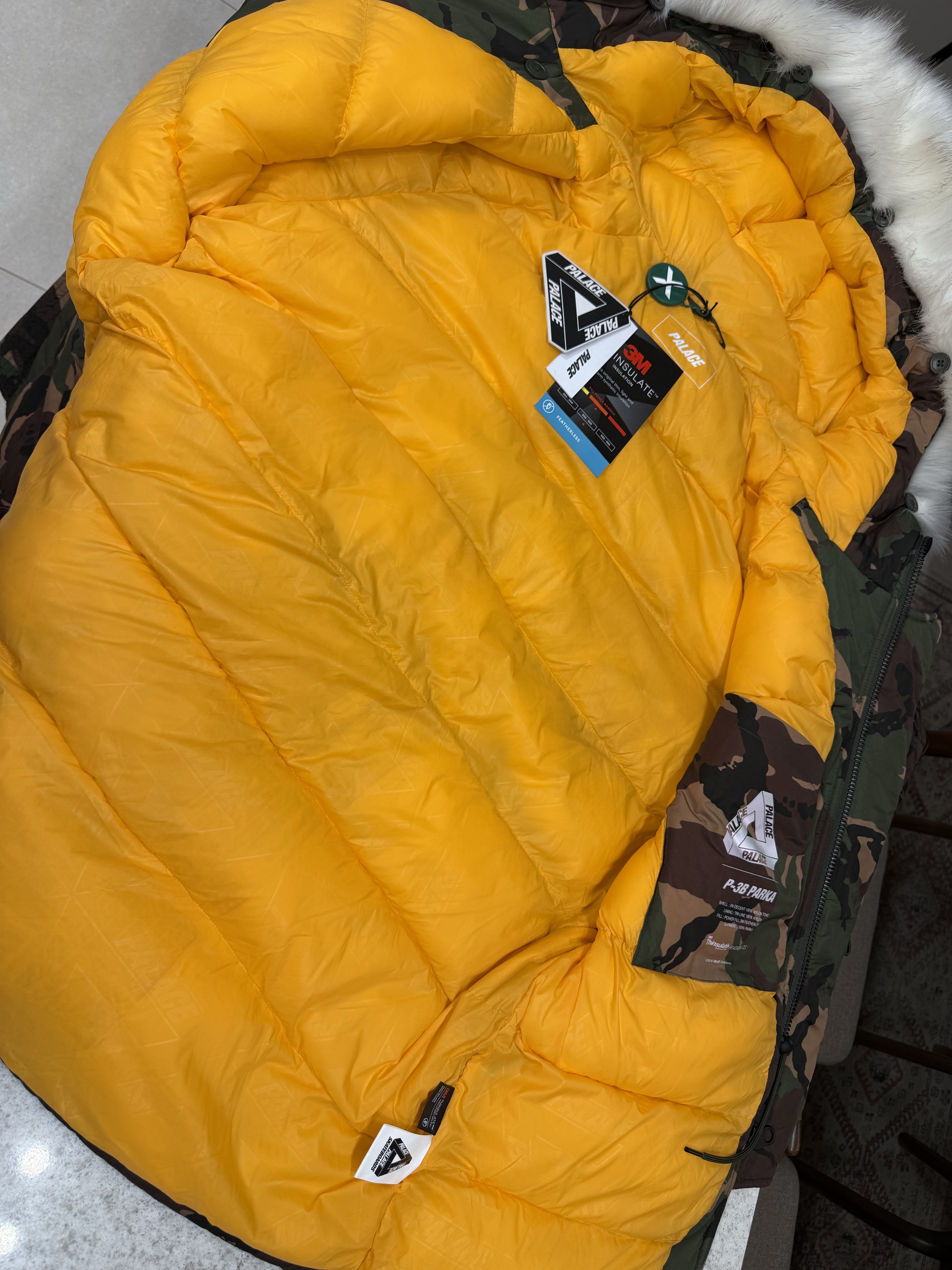 Palace P-3B DPM Parka Urban - 19FW 착용 스타일 - 8
