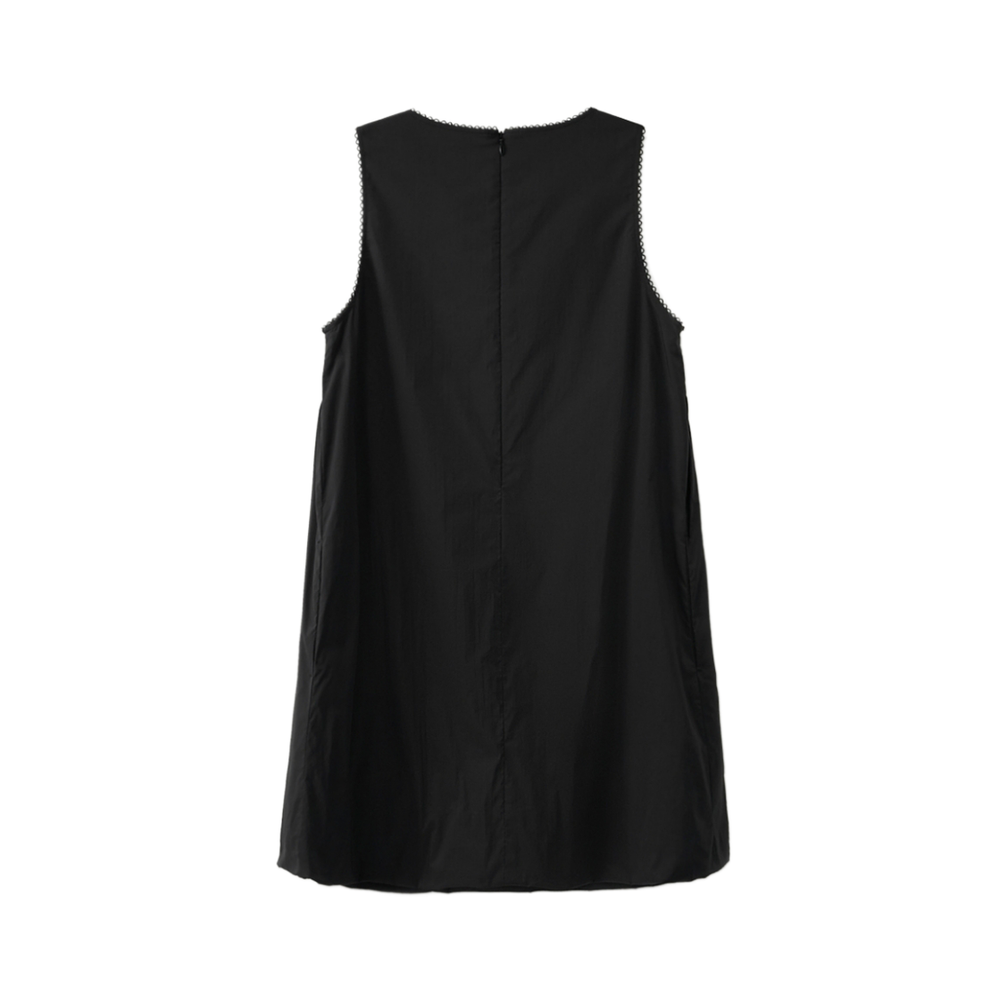세터 우먼 벌룬 슬리브리스 원피스 블랙(SATUR W Balloon Sleeveless One piece Black) - 2