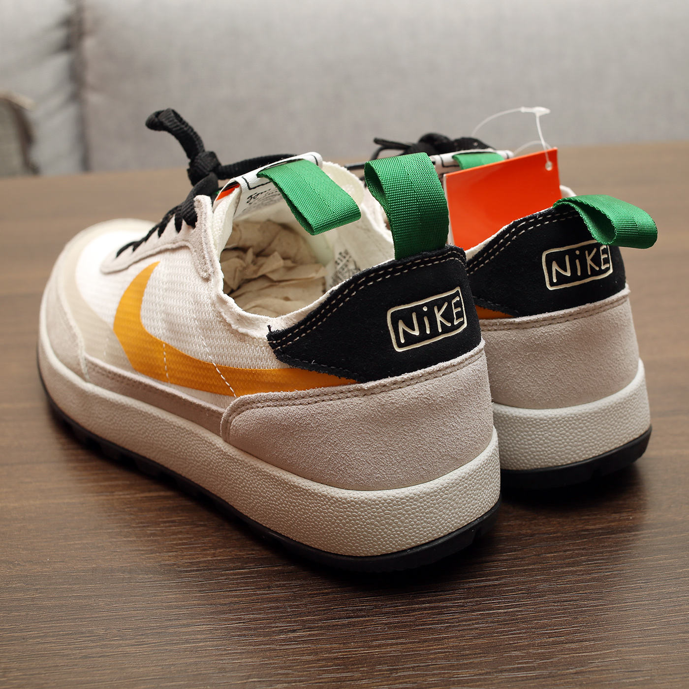 Nike x Tom Sachs General Purpose Shoe Pine Green University Gold 착용 스타일 - 10