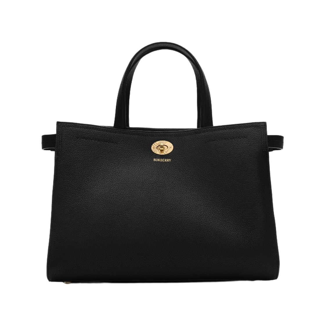 8129060 Burberry Small Cotswolds Check Tote Black