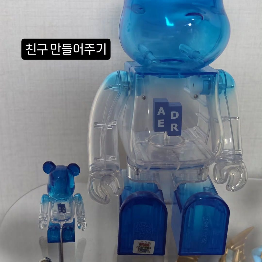 Bearbrick x Ader Error 2nd 400%, Bearbrick x Ader Error 100% 착용 스타일