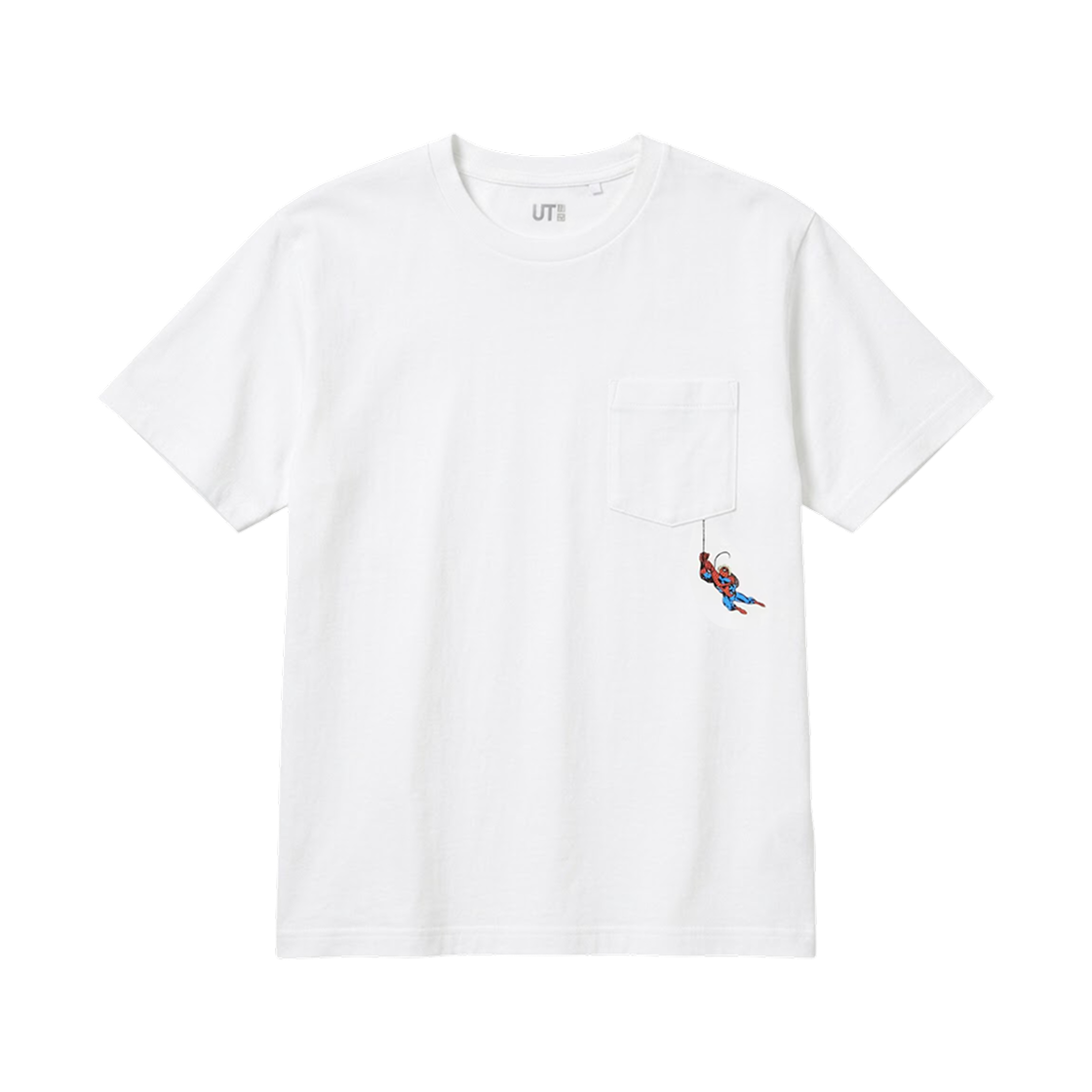 (키즈) 유니클로 UT x 마블 매직 포 올 아이콘 그래픽 티셔츠 화이트((Kids) Uniqlo UT x Marvel Magic For All Icons Graphic T-Shirt White) - 1