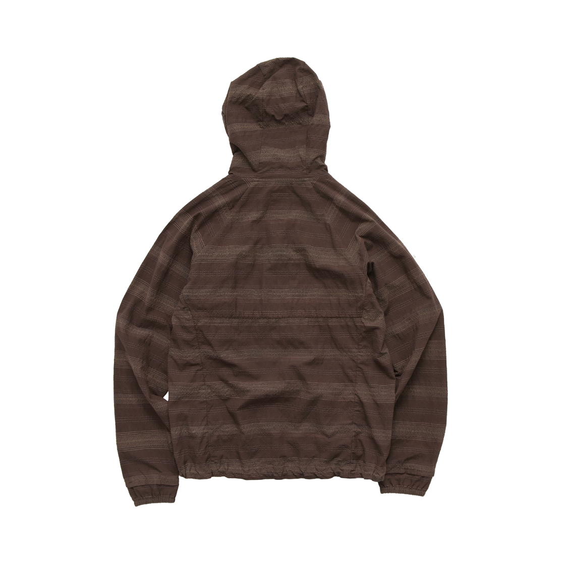 폴리테루 우먼 스트라이프 후디 파카 믹스드 브라운(Polyteru Women Striped Hoodie Parka Mixed Brown) - 2