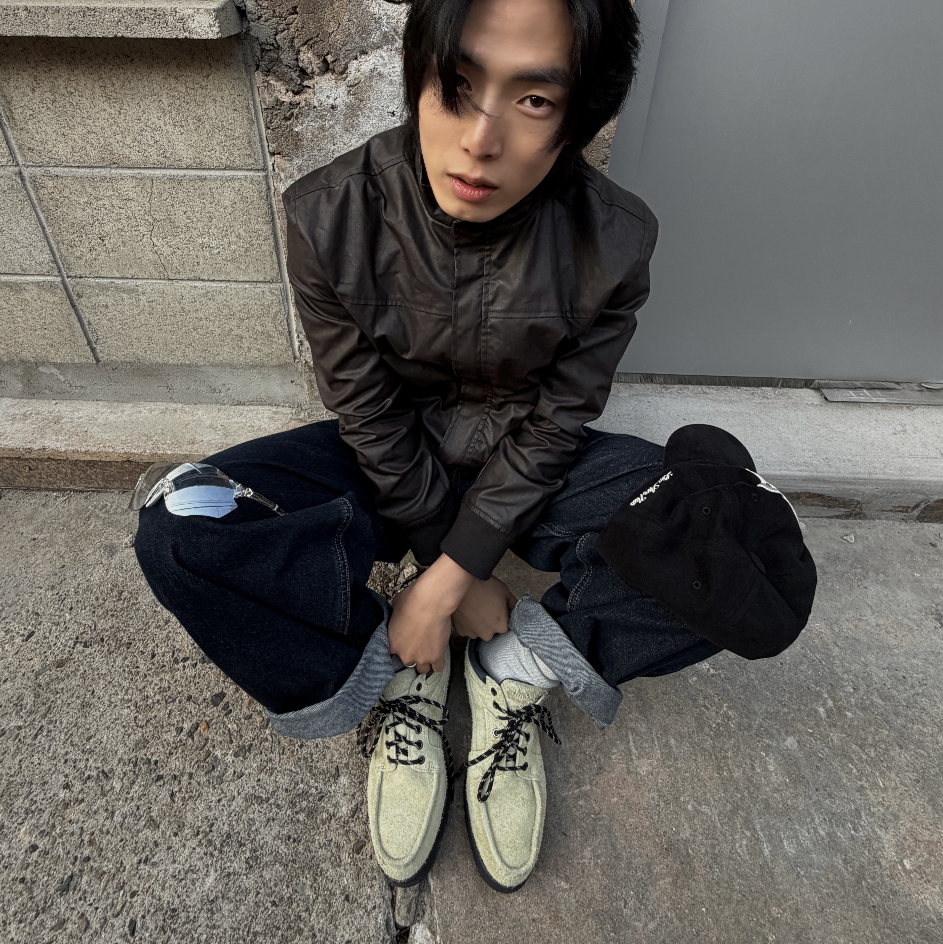 Timberland Heritage Gore-Tex Moc Toe Mid Boots Light Green Suede - Wide 착용 스타일