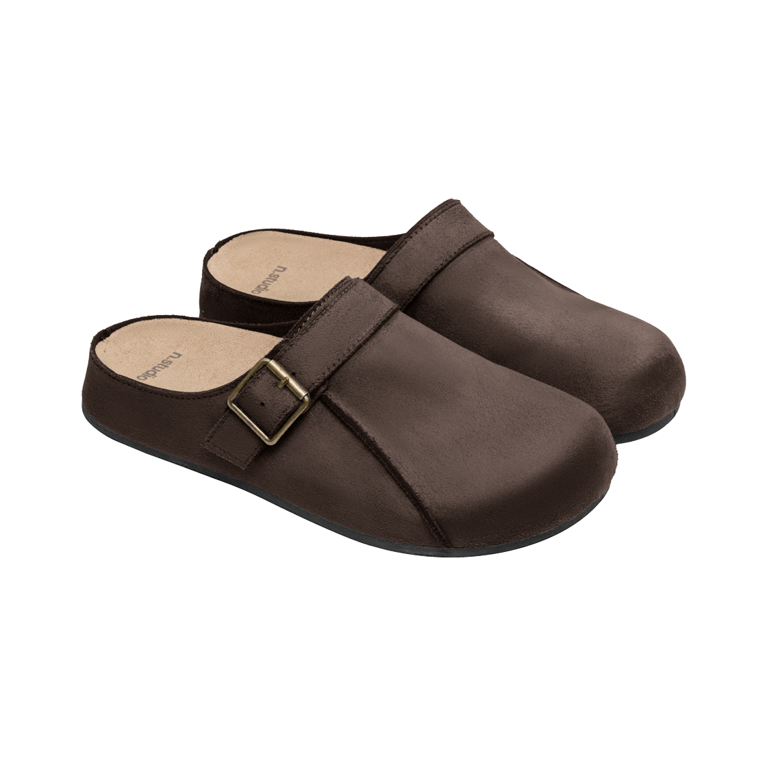 누아트스튜디오 보스턴 슬라이드 클로그 다크브라운(NUARTSTUDIO Boston Slide Clog Dark Brown) - 4