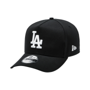 New Era MLB White on Black LA Dodgers K-Frame Ball Cap Black