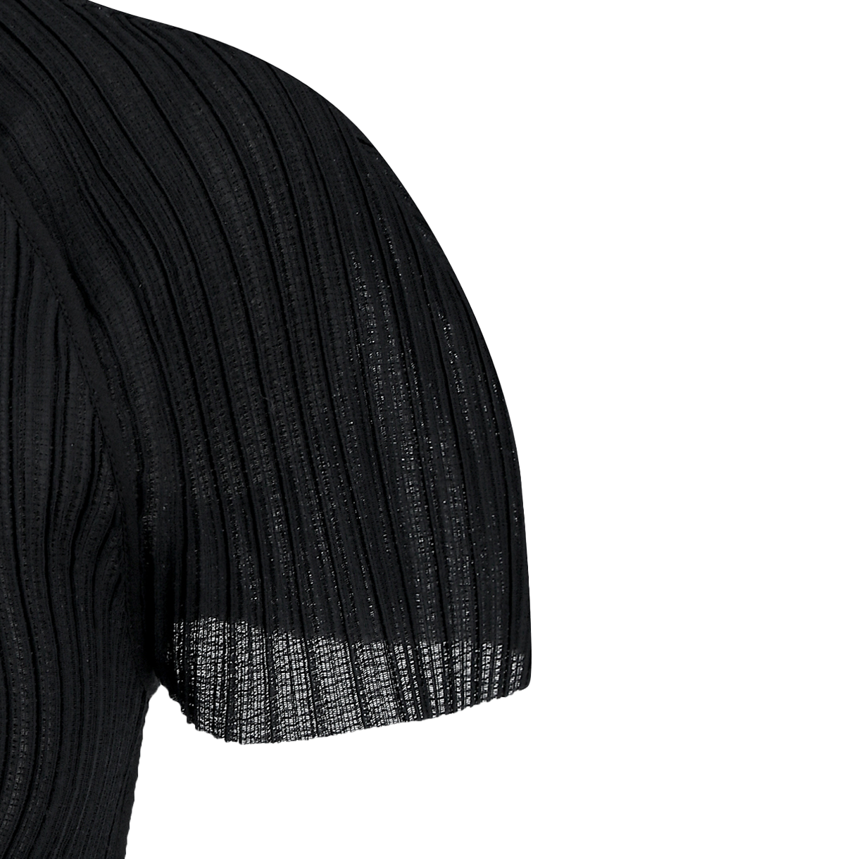 아모멘토 우먼 플리츠 래글런 탑 블랙 - 26SS(Amomento Women Pleats Raglan Top Black - 26SS) - 5