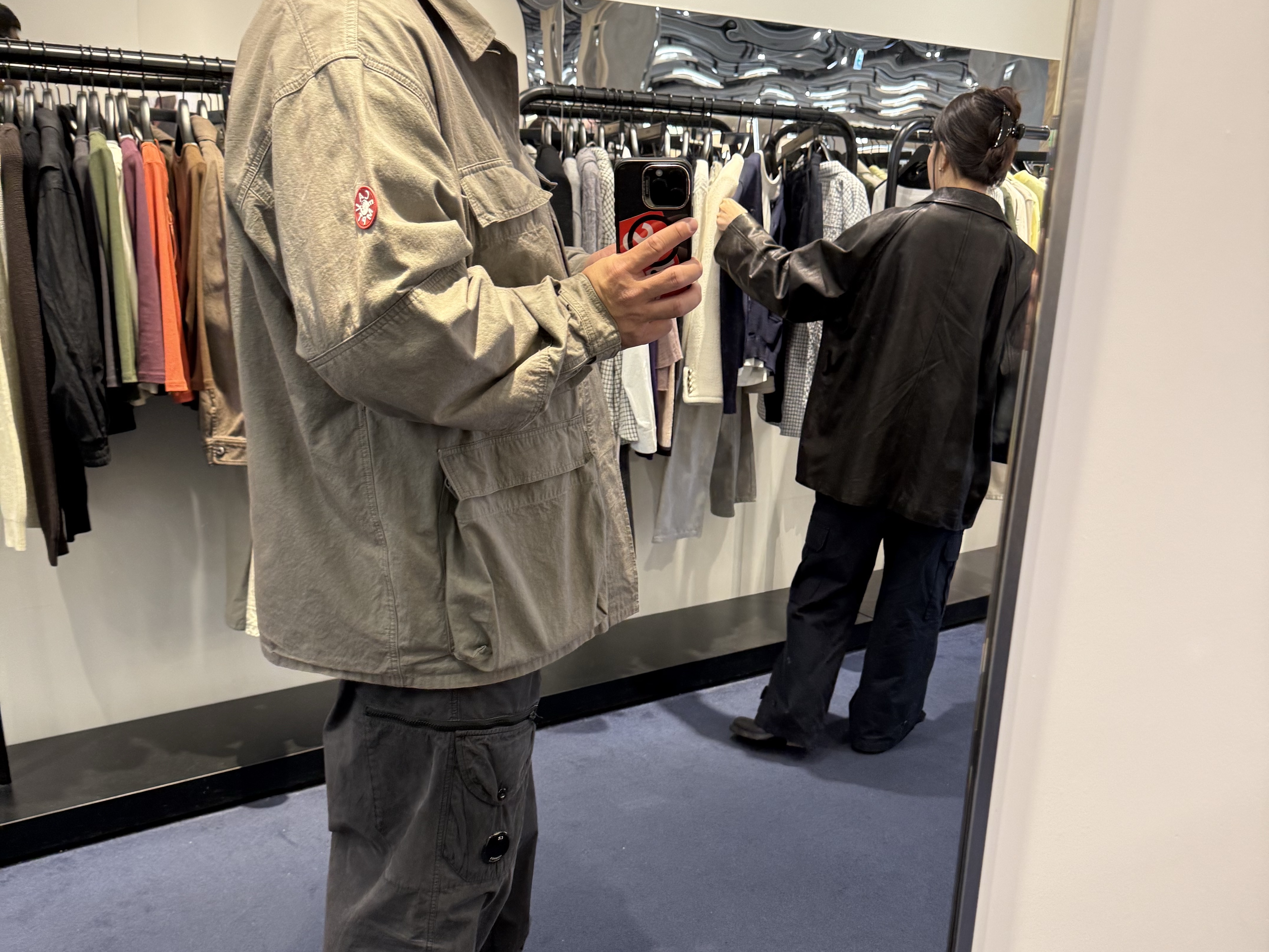 Cav Empt Difference BDU Charcoal - 25SS 착용 스타일 - 1