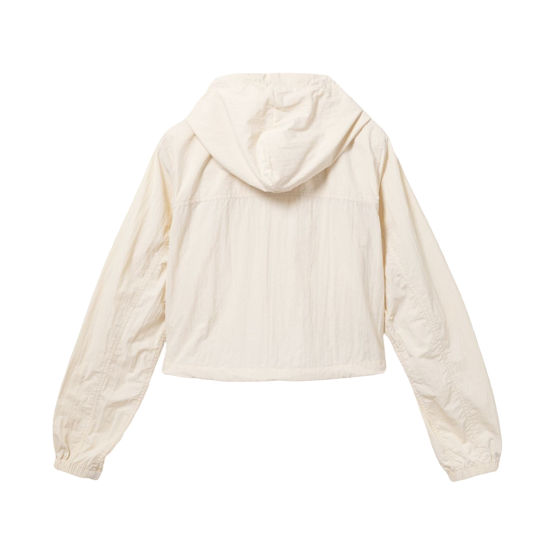 (W) 베이프 실리콘 뱃지 나일론 아노락 아이보리((W) BAPE Silicon Badge Nylon Anorak Ivory) - 2