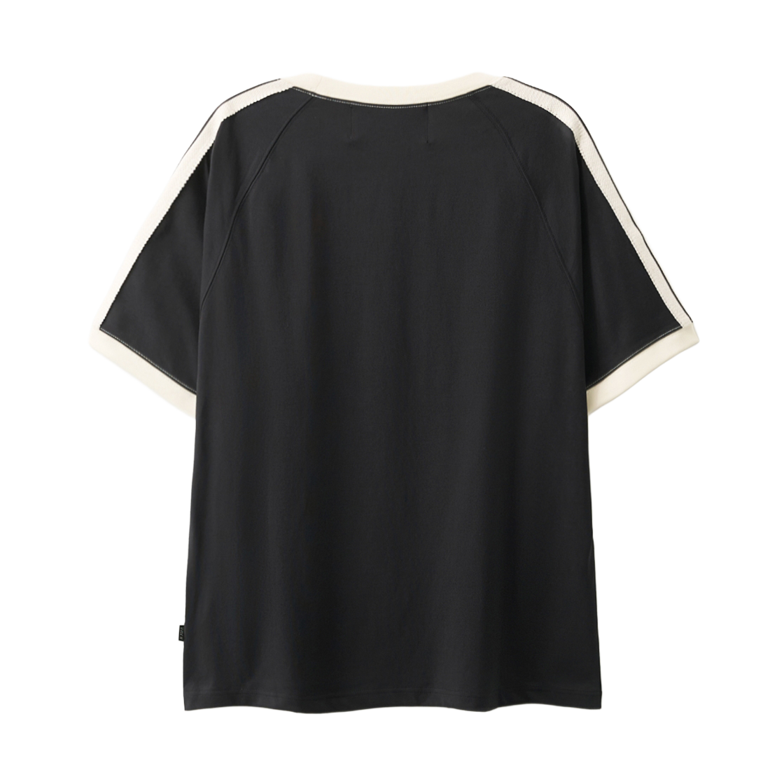 세터 로턴 링거 반팔 티셔츠 블랙(SATUR Lawton Ringer T-Shirt Black) - 2