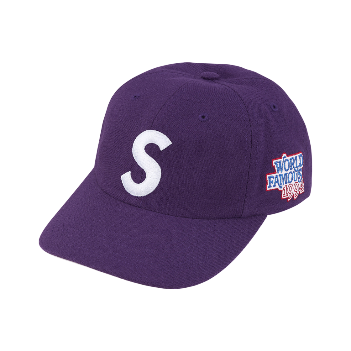 슈프림 월드 페이머스 S 로고 6-패널 퍼플 - 26SS(Supreme World Famous S Logo 6-Panel Purple - 26SS) - 1