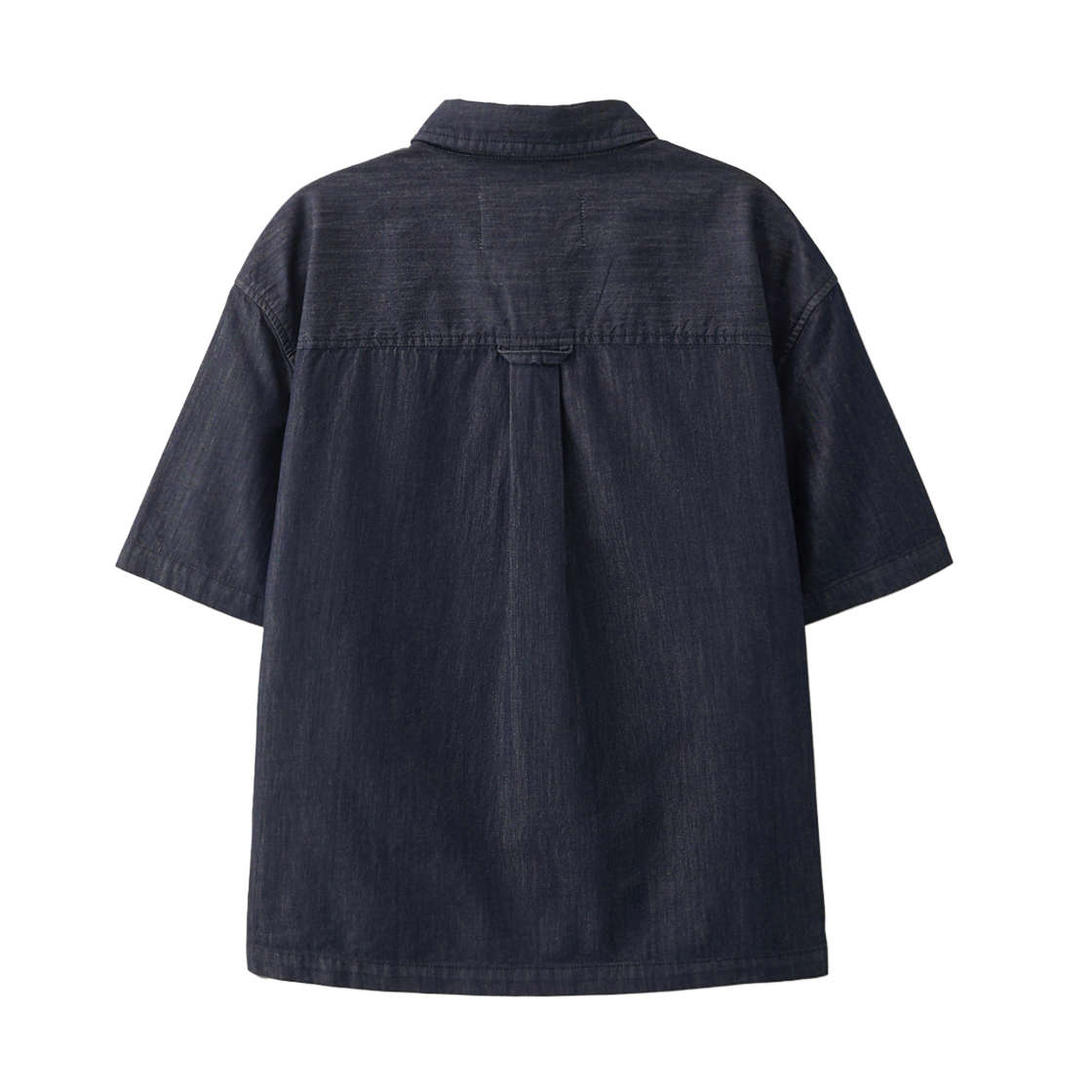 세터 라이트 웨이트 데님 포켓 하프 셔츠 인디고(SATUR Light Weight Denim Pocket Half Shirt Indigo) - 2