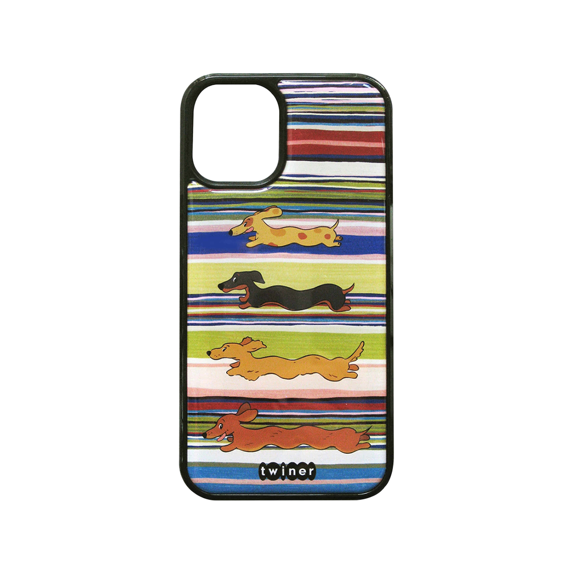 트위너 닥스훈트 폰케이스 (에폭시)(Twiner Dachshund phone case (Epoxy)) - 1