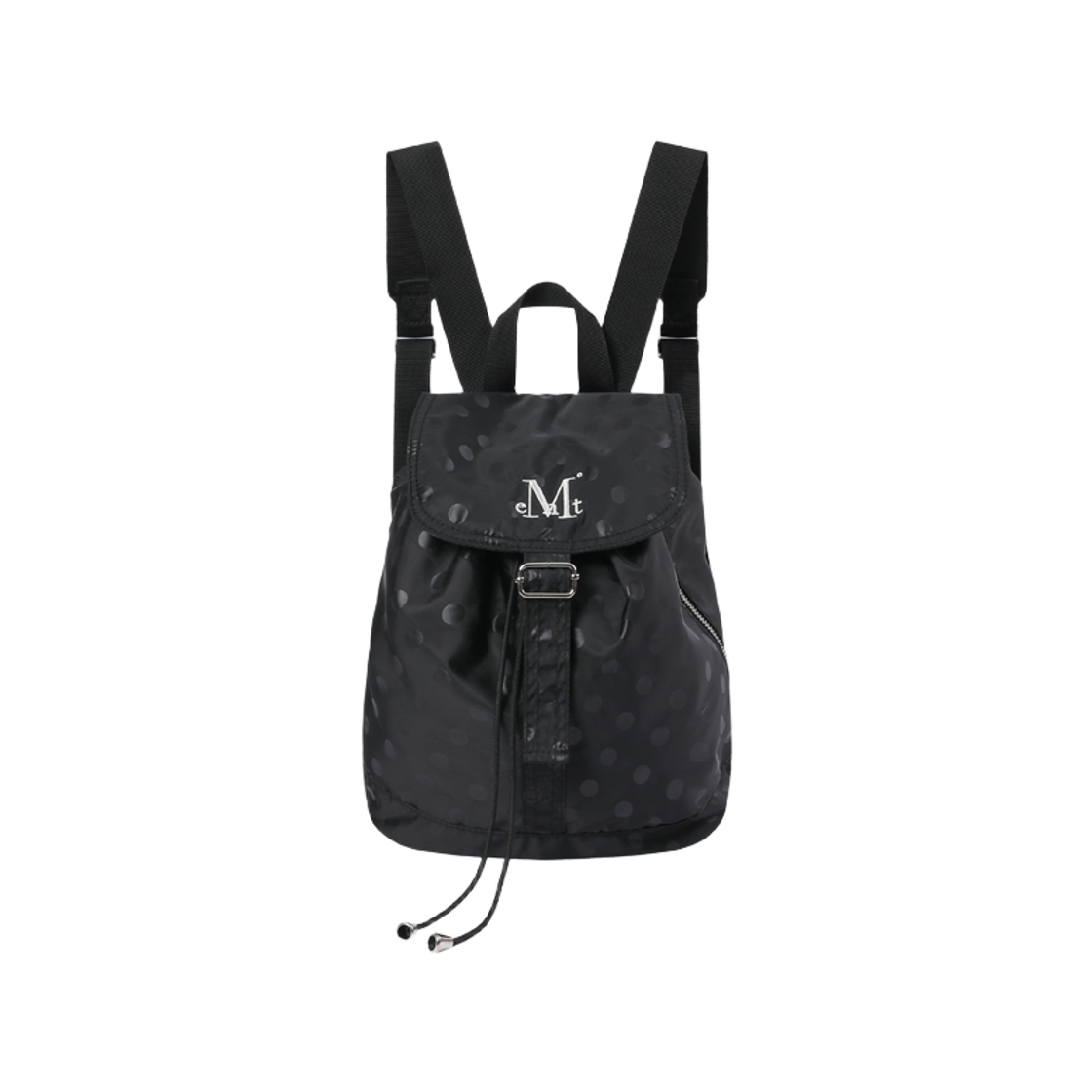 [KREAM 단독] 무센트 뮤트 도트 미니 백팩 블랙([KREAM 단독] MUCENT Mute Dot Mini Back Pack Black)