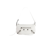 Balenciaga Le City Pouch On Strap In Optic White