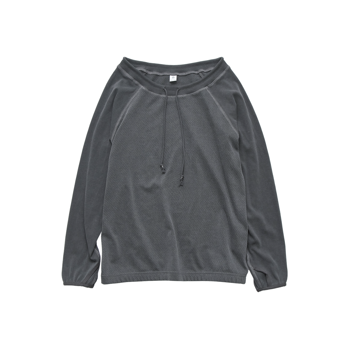 폴리테루 우먼 멜로우 풀오버 차콜