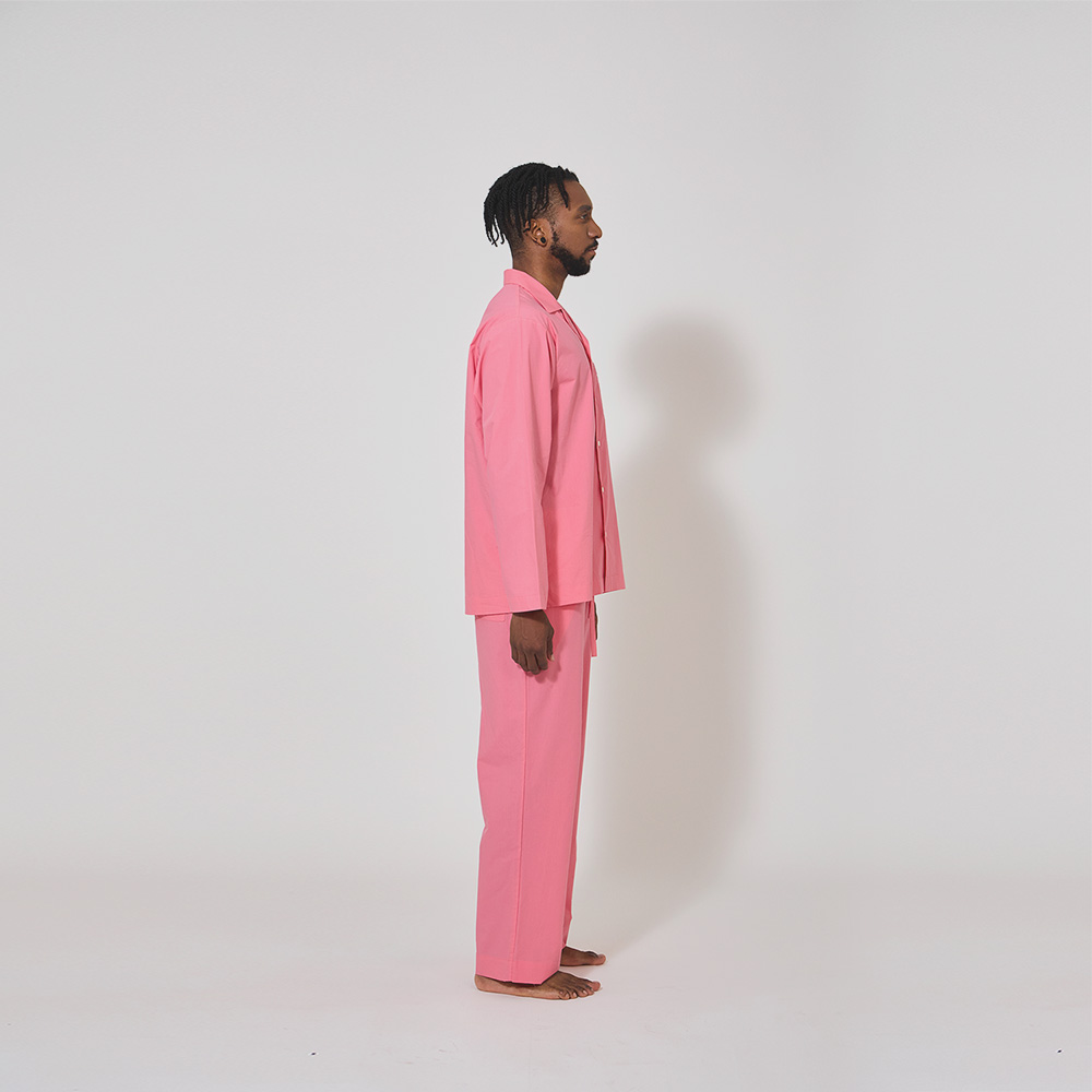 퍼즈플리즈 100% 코튼 파자마 포 유니섹스 (핑크)(PAUSE PLEASE 100% Cotton Pajamas for Unisex (Pink)) - 4