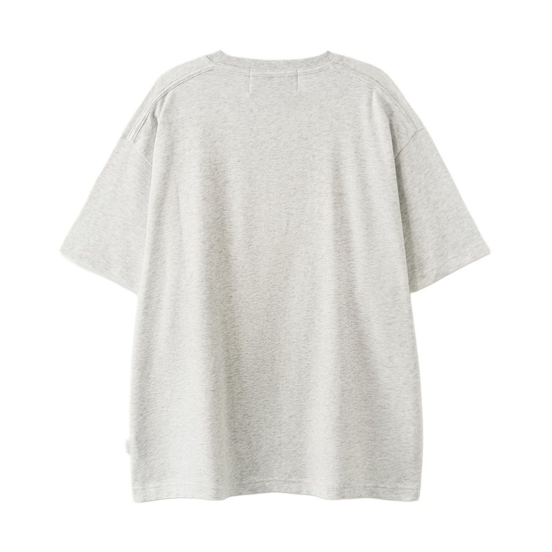 세터 아페로 로고 포켓 반팔 티셔츠 멜란지 화이트(SATUR Apero Logo Pocket T-Shirt Melange White) - 2