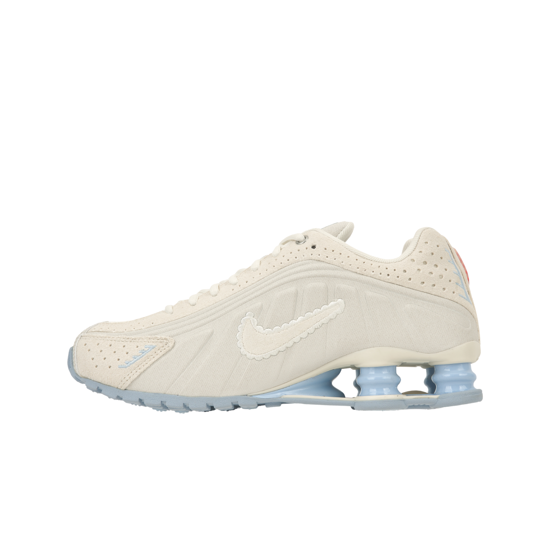 (W) 나이키 샥스 R4 SE 페일 아이보리 라이트 오어우드 브라운((W) Nike Shox R4 SE Pale Ivory Light Orewood Brown) - 3