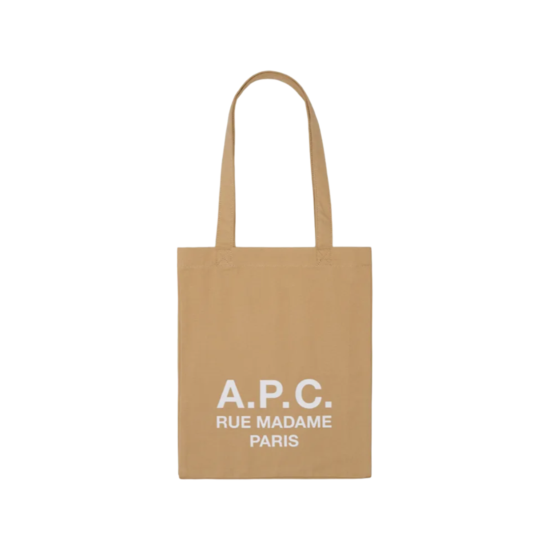 COHMN-M67064-BAC A.P.C. Lou Rue 2.0 Tote Bag Beige Fonce
