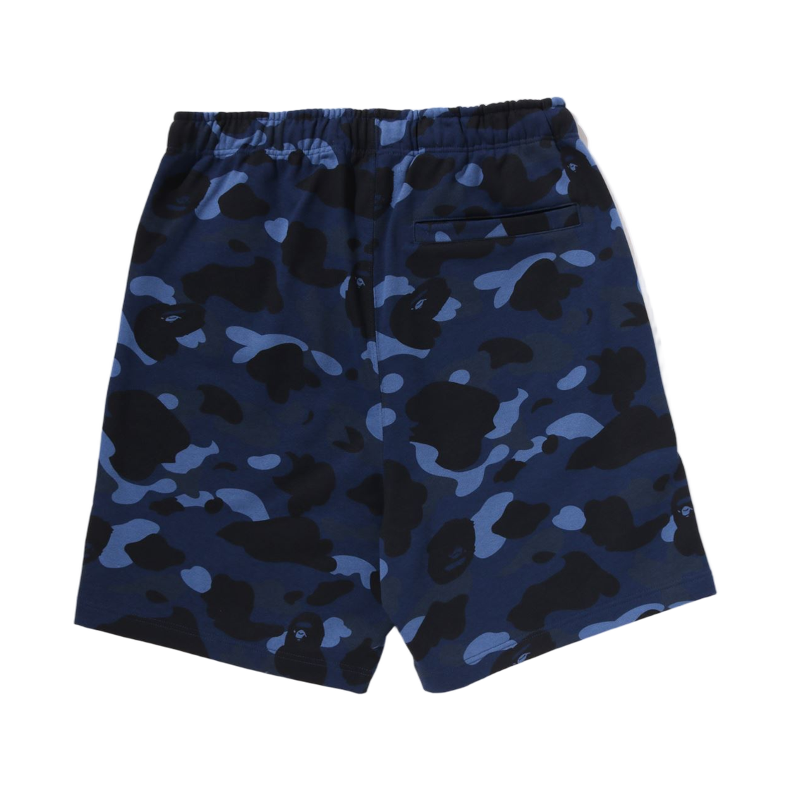 베이프 컬러 카모 메탈 에이프 헤드 릴렉스드 핏 스웨트 쇼츠 네이비(BAPE Color Camo Metal Ape Head Relaxed Fit Sweatshorts Navy) - 2