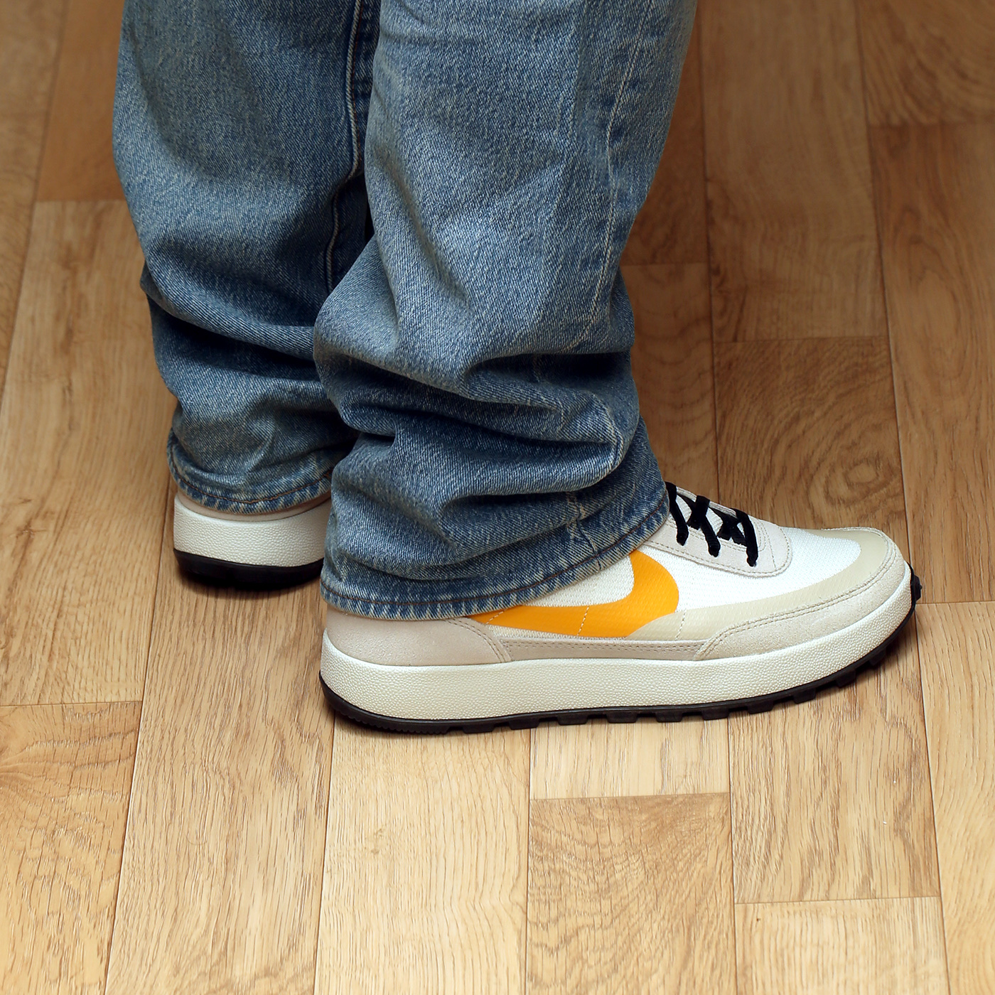 Nike x Tom Sachs General Purpose Shoe Pine Green University Gold 착용 스타일 - 5