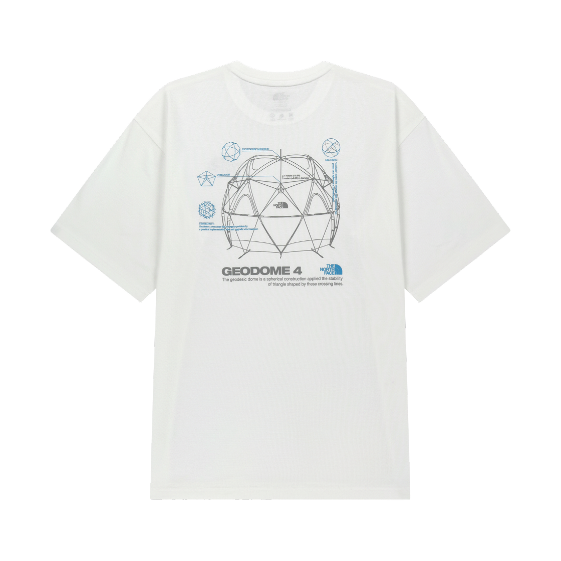 NT7US09K The North Face White Label Geodome S/S R/T-Shirt White - 26SS