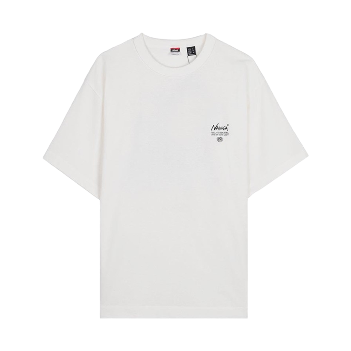 난가 에코 하이브리드 빈티지 플라워 티셔츠 화이트(Nanga Eco Hybrid Vintage Flower T-Shirt White) - 2