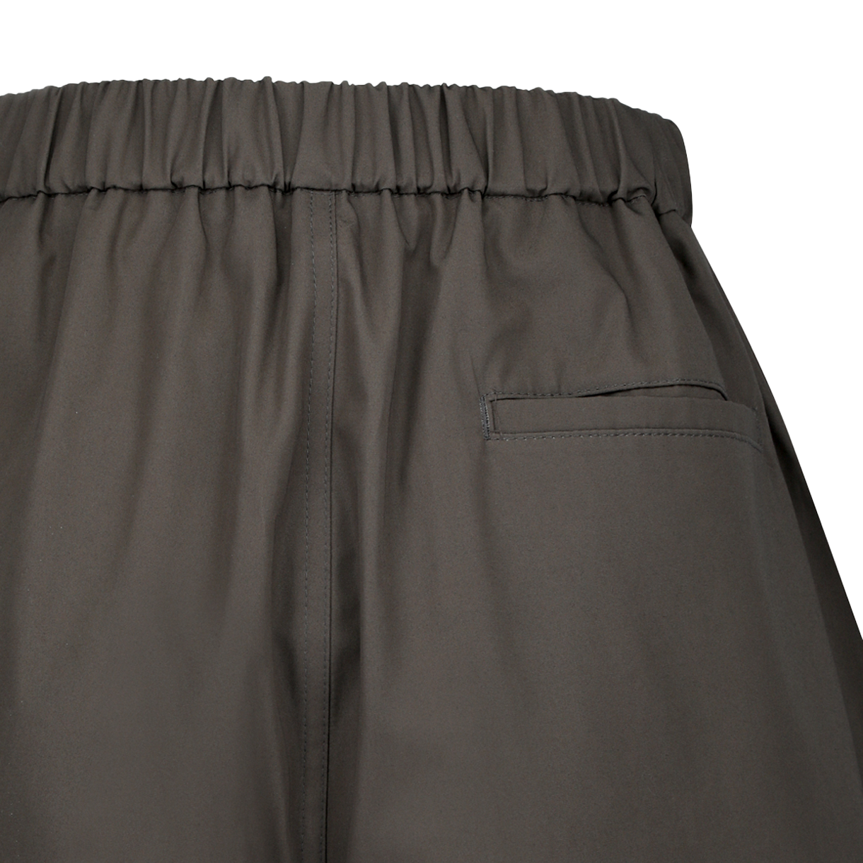 아모멘토 우먼 투 턱 와이드 쇼츠 브라운 - 26SS(Amomento Women Two Tuck Wide Shorts Brown - 26SS) - 6