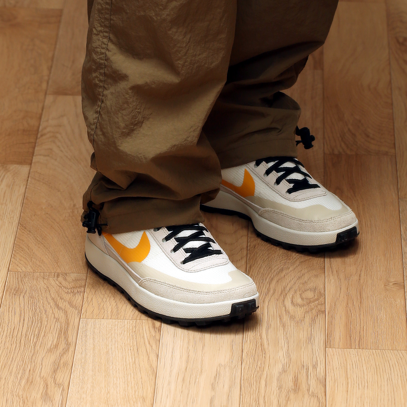 Nike x Tom Sachs General Purpose Shoe Pine Green University Gold 착용 스타일 - 2