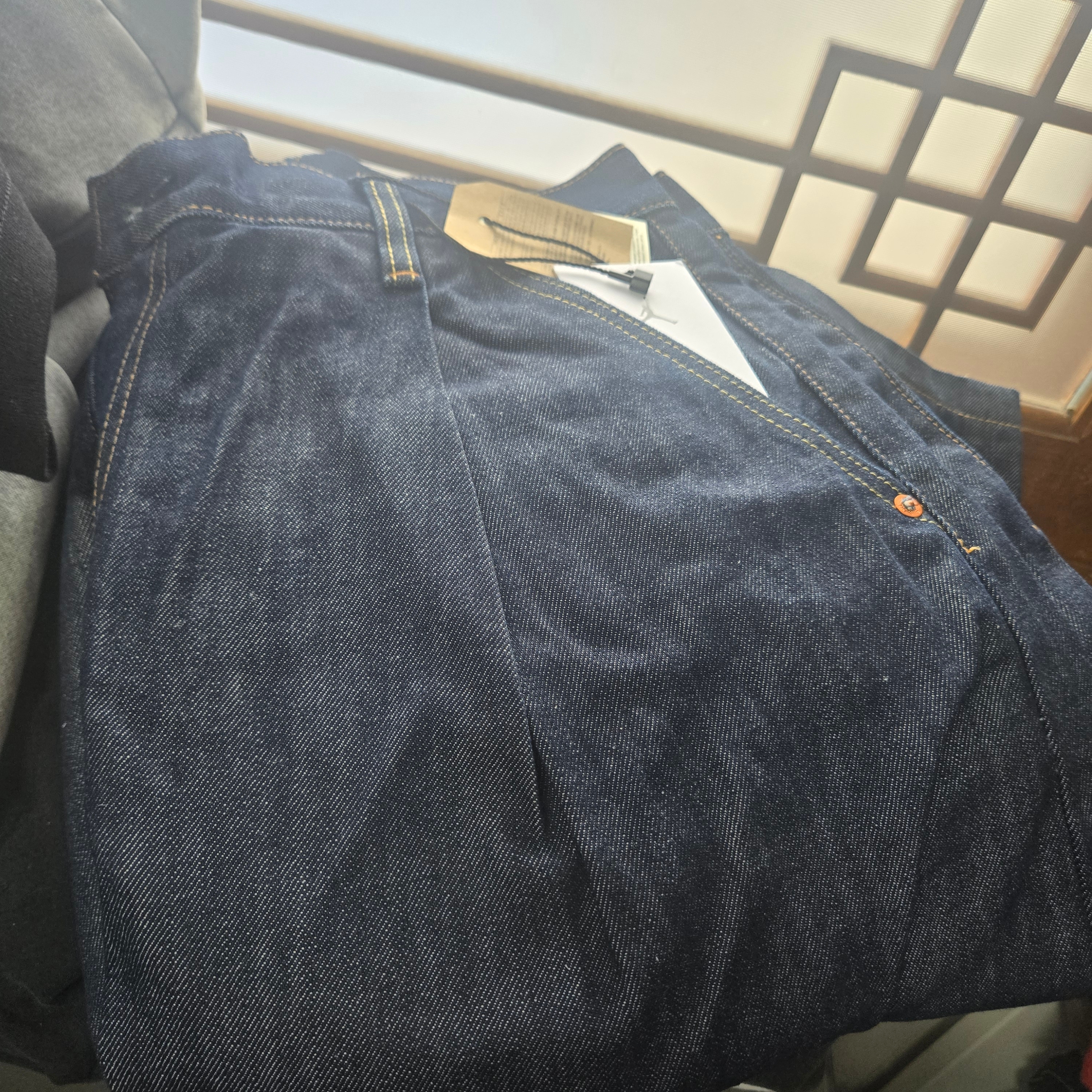 Levi's x Jordan Baggy Shorts Indigo 착용 스타일