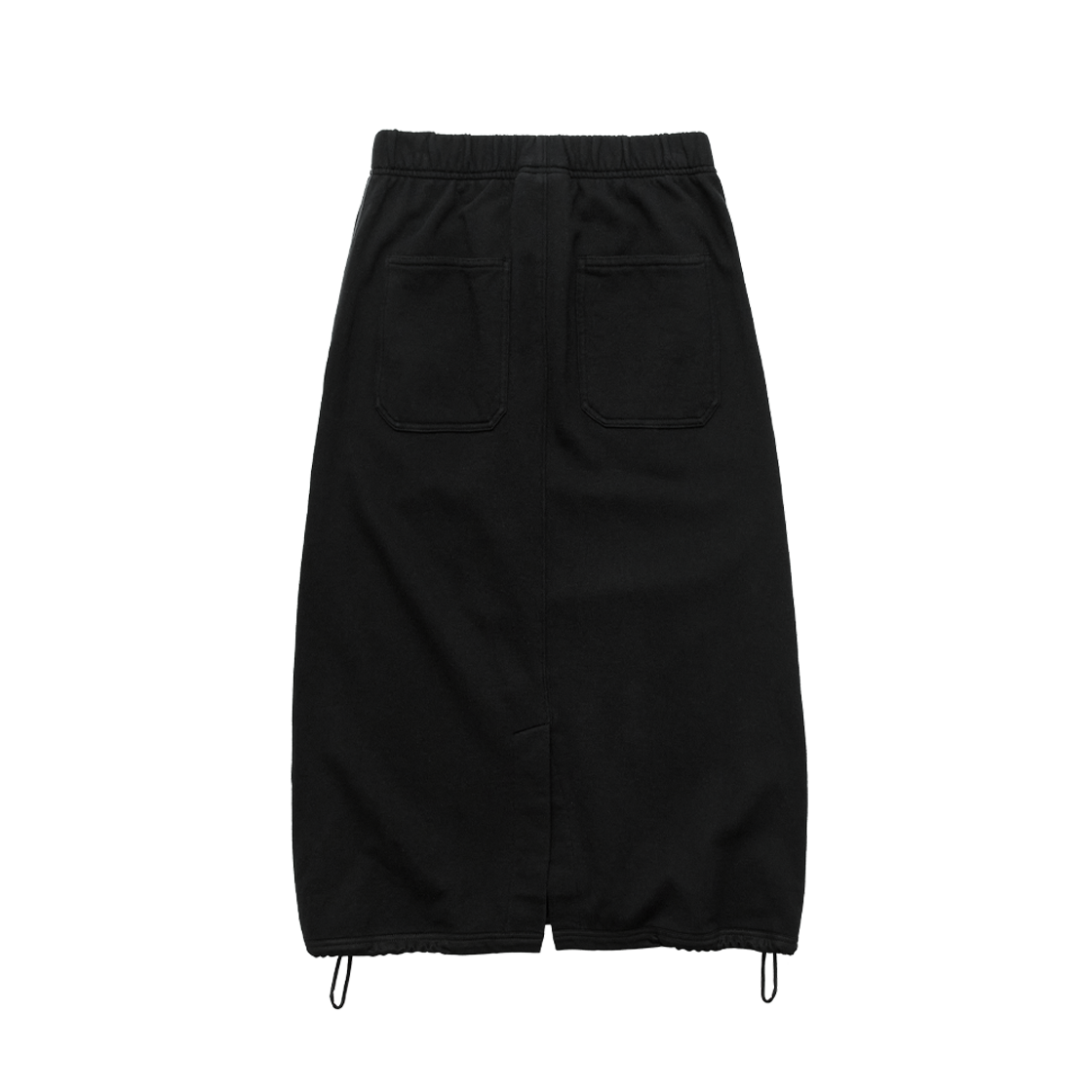 폴리테루 우먼 퍼티그 스웨트 스커트 블랙(Polyteru Women Fatigue Sweat Skirt Black) - 2