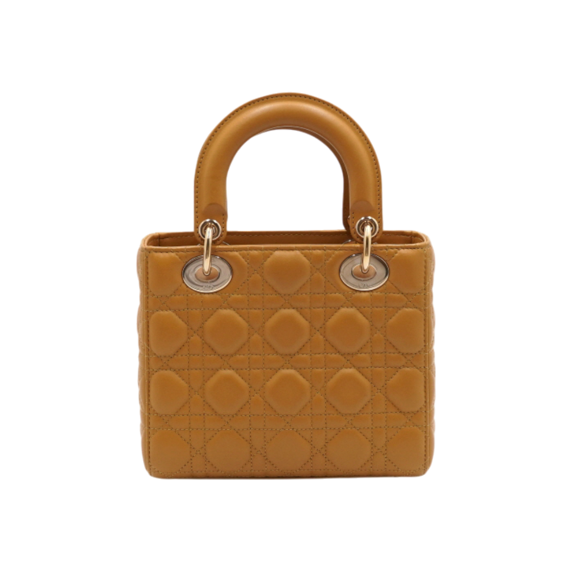 디올 M0538OCAL 옐로우 램스킨 레이디디올 스몰 MY ABCDIOR 금장 토트백 겸 숄더백aa62872(Dior M0538OCAL Yellow Lambskin Lady Dior Small MY ABCDIOR Gold Tote & Shoulder Bag) - 1