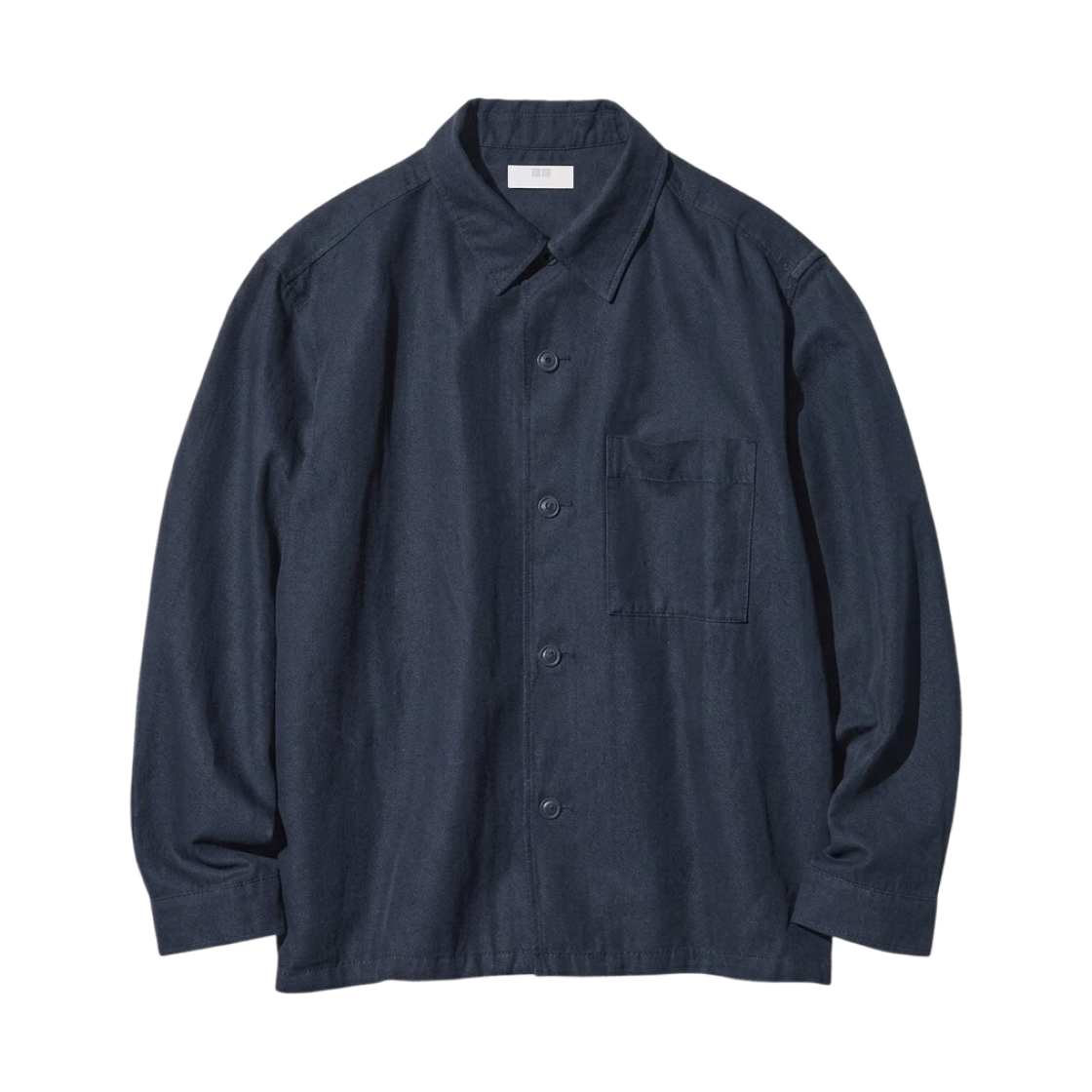 유니클로 코튼 리넨 셔츠 자켓 네이비 - JP(Uniqlo Cotton Linen Shirt Jacket Navy - JP) - 1
