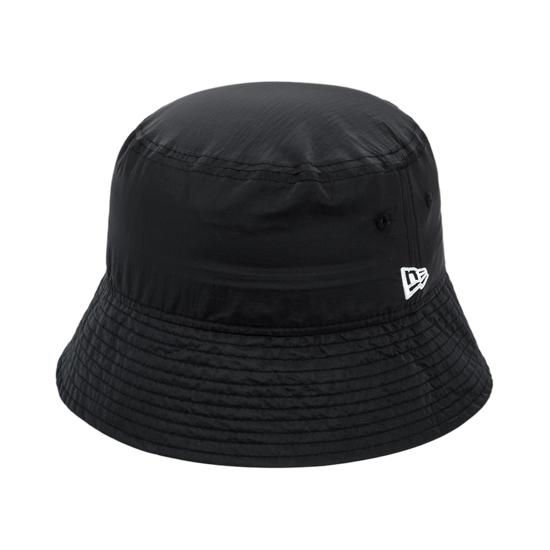 14205906 New Era Nylon Metal Sailor Brim Bucket Hat Black