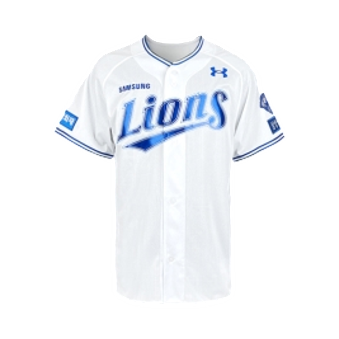 삼성 라이온즈 x 언더아머 2026 어센틱 홈 유니폼 화이트 (논 마킹 버전)(Samsung Lions x Underarmour 2026 Authentic Home Uniform White (Non Marking Ver.))