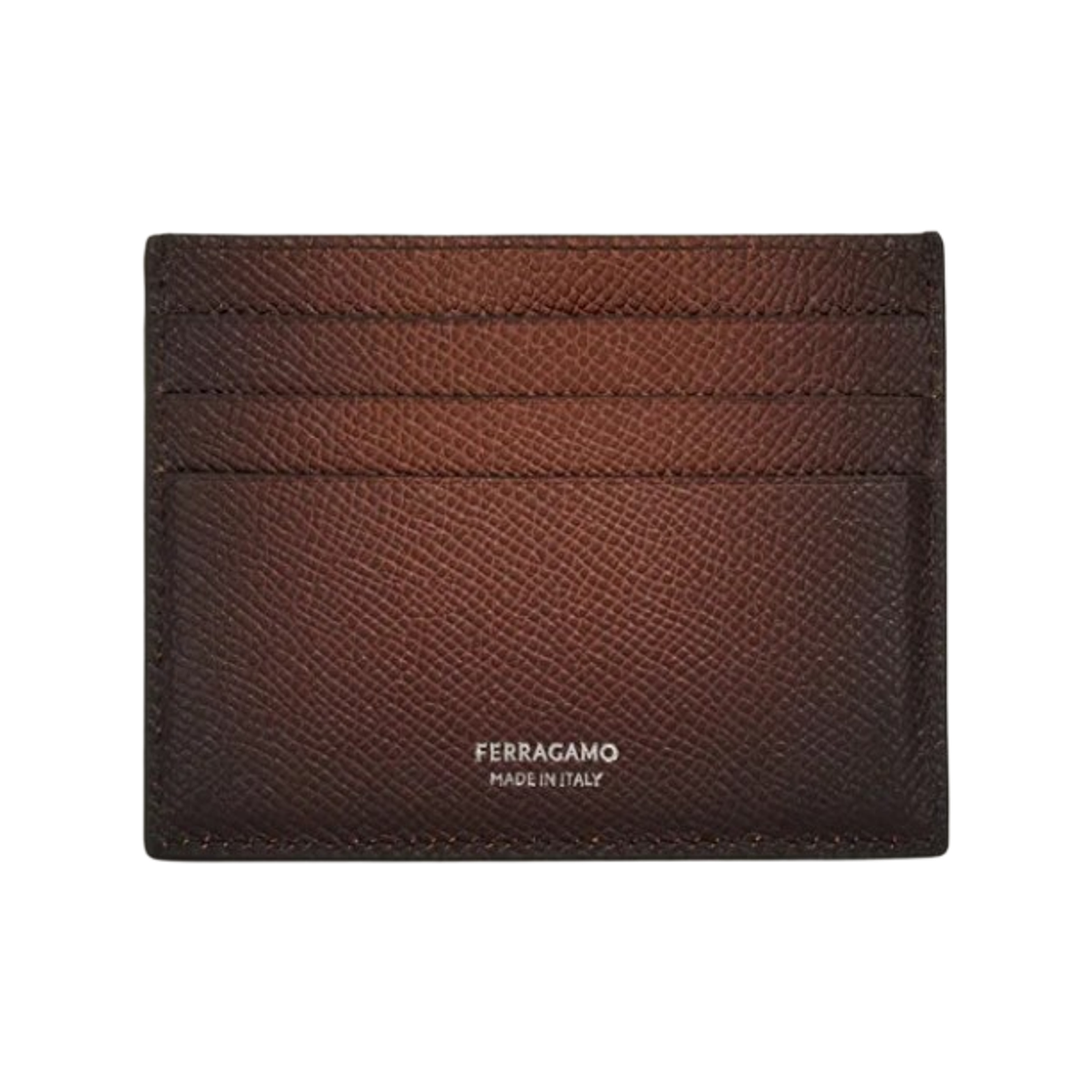 페라가모 간치니 크레딧 카드 홀더 꼬냑 블랙(Ferragamo Gancini Credit Card Holder Cognac Black) - 2
