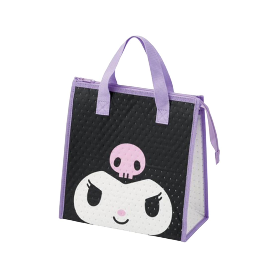 스케이터 쿠로미 페이스 보온보냉 런치백(Skater Kuromi Face Insulated Lunch Bag)