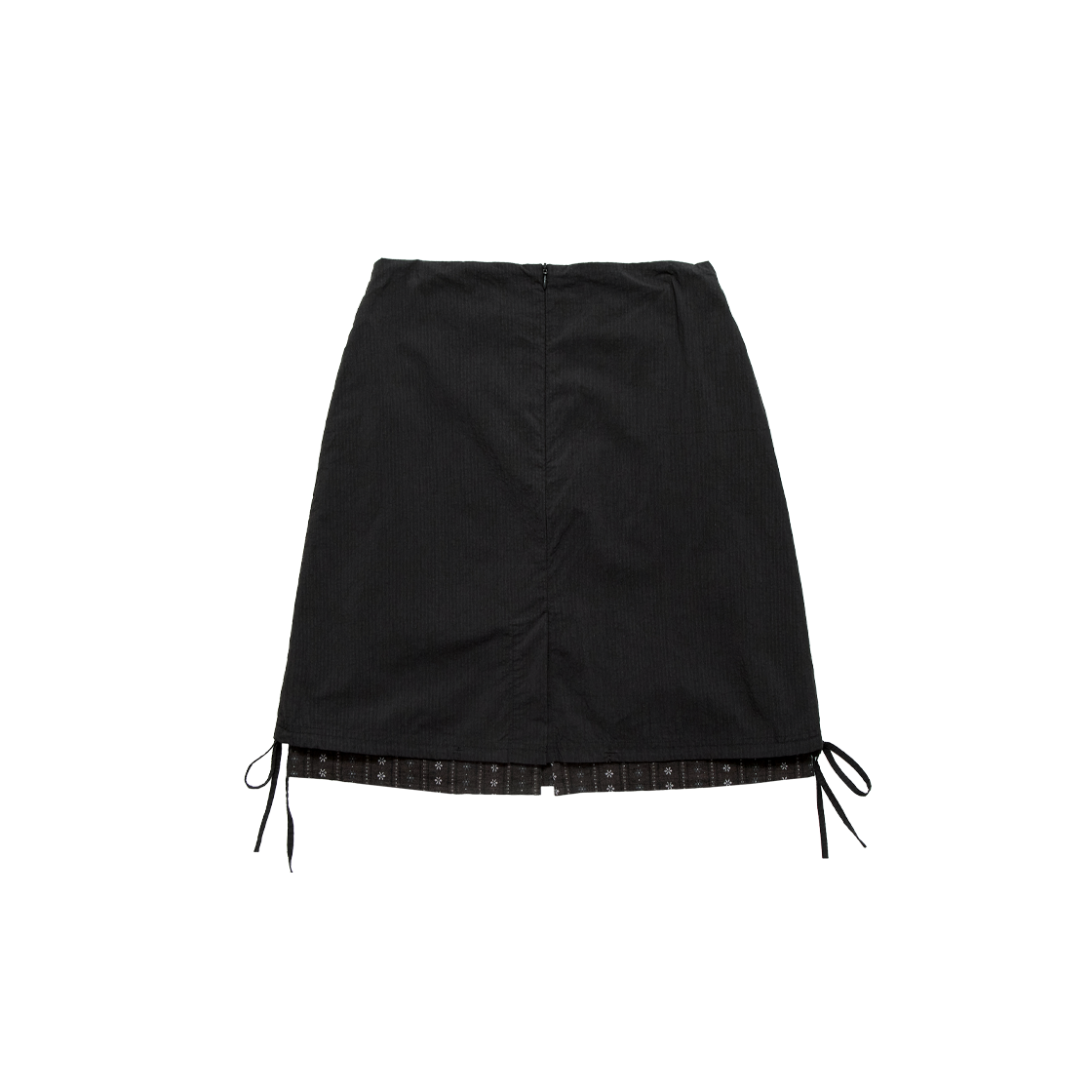 폴리테루 우먼 레이어드 스커트 블랙(Polyteru Women Layered Skirt Black) - 2