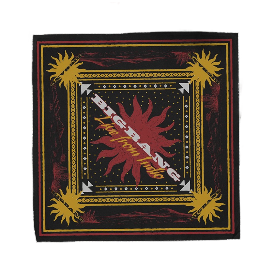 - Bigbang Sundaze Coachella Bandana Black