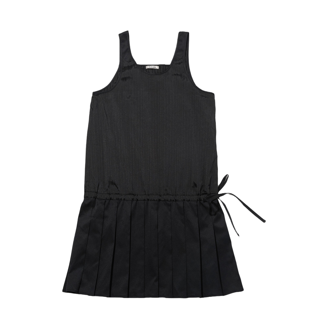 테레루 다운 드롭 플리츠 원피스 블랙(TERERU Down Drop Pleats One Piece Black)