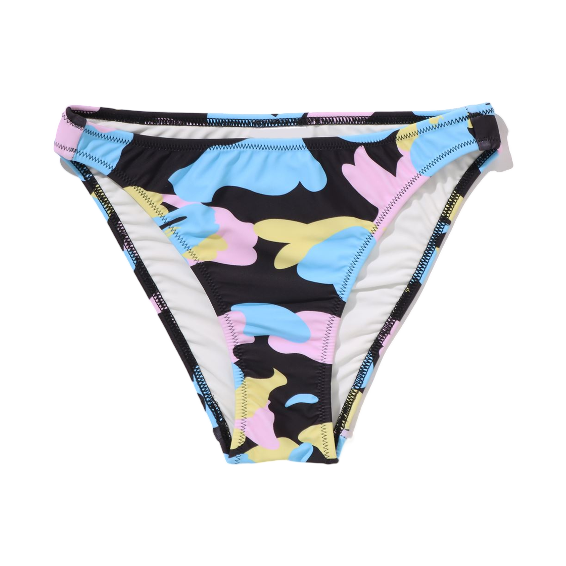 (W) 베이프 뉴 멀티 카모 스윔웨어 블랙((W) BAPE New Multi Camo Swimwear Black) - 3