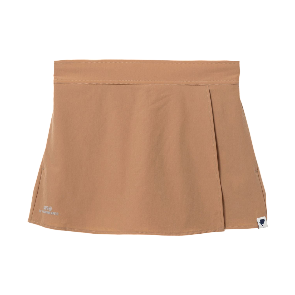 (W) 베이프 플랩 스커트 베이지((W) BAPE Flap Skirt Beige) - 1
