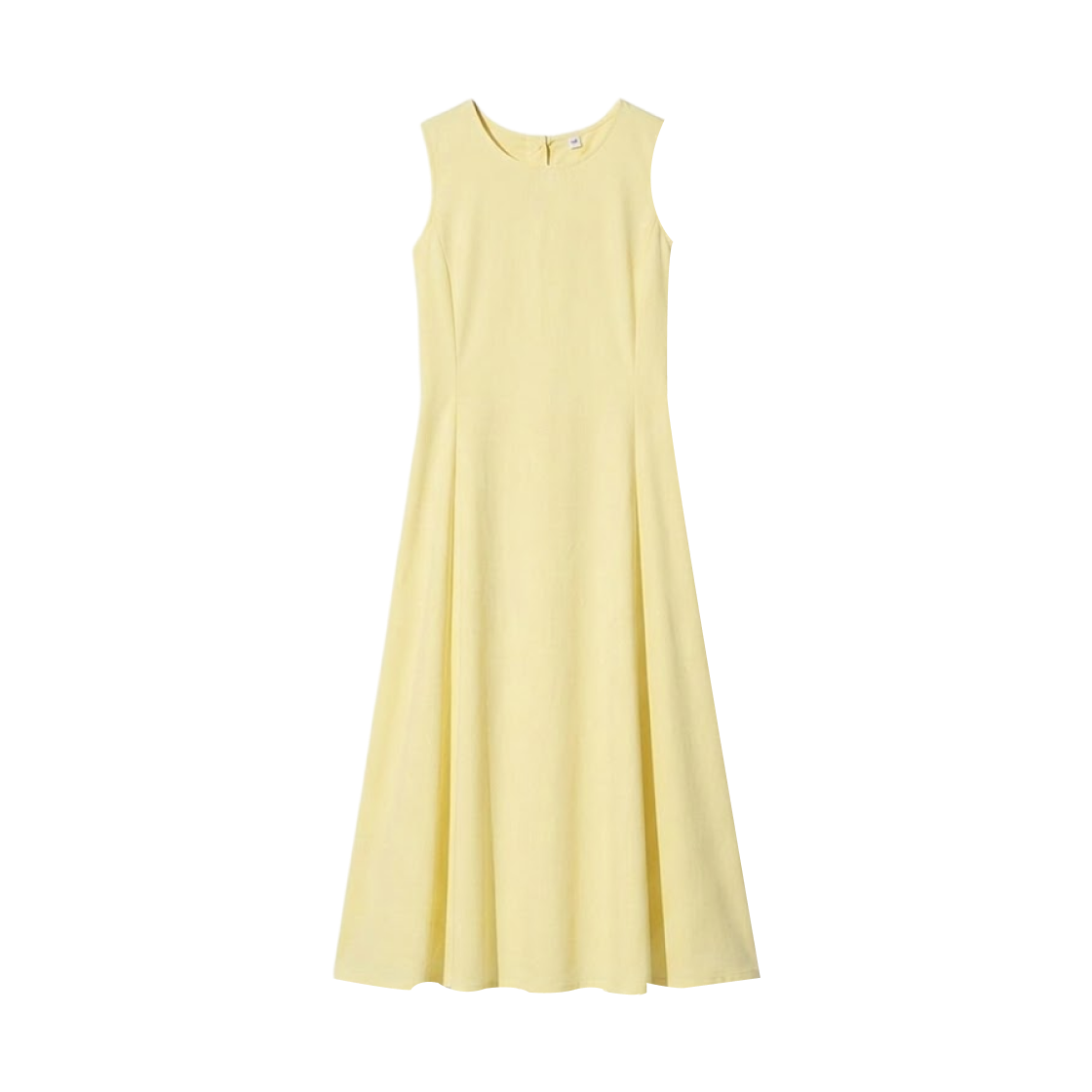 482982-41 (W) Uniqlo Ultra Stretch Airism Sleeveless Dress Yellow - JP