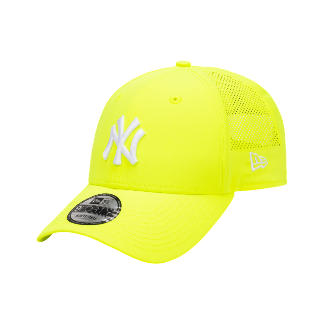 13703407 New Era Matte Poly New York Yankees Ball Cap Neon Yellow