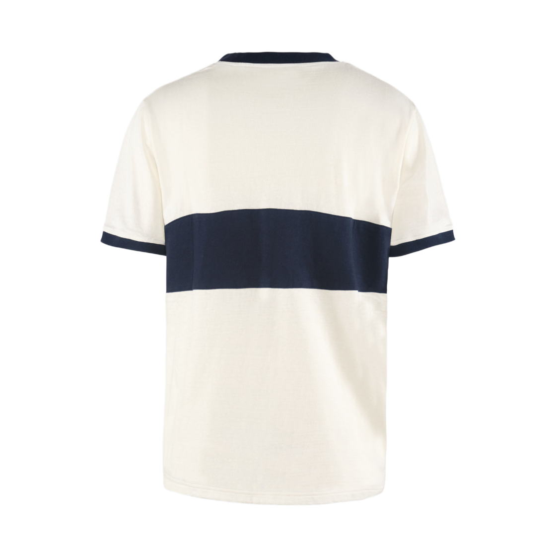 디스트릭트 비전 재팬 코튼 링거 티셔츠 빈티지 화이트 네이비(District Vision Japan Cotton Ringer T-Shirt Vintage White Navy) - 2