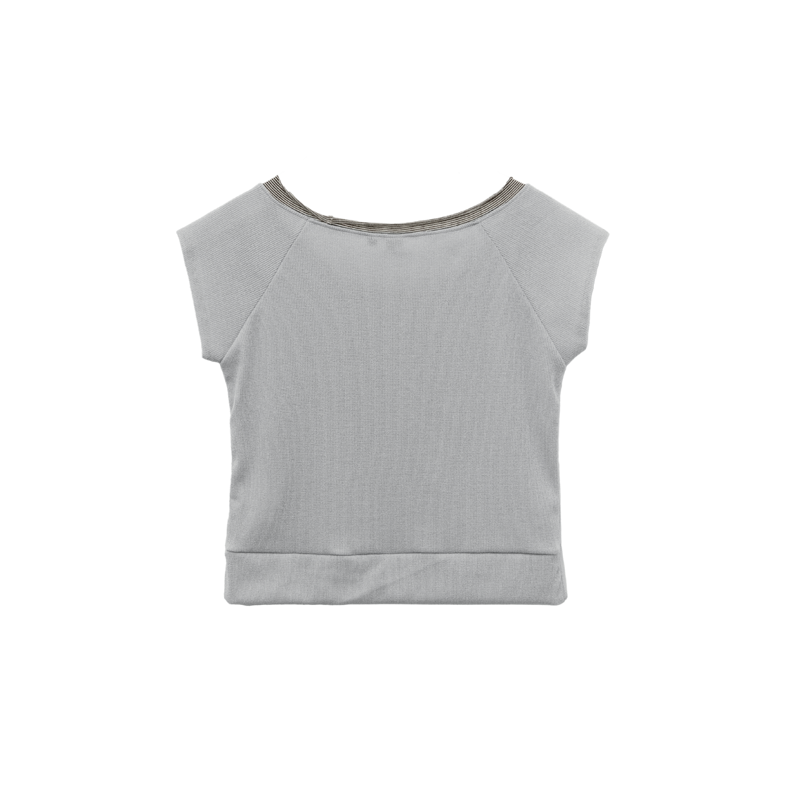 폴리테루 우먼 피크 포켓 티 라이트 그레이(Polyteru Women Peek Pocket Tee Light Gray) - 2